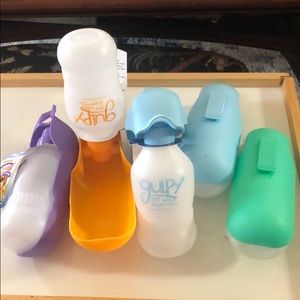 Dog Water go Bottle 10oz Leak Proof,Hook Clip New